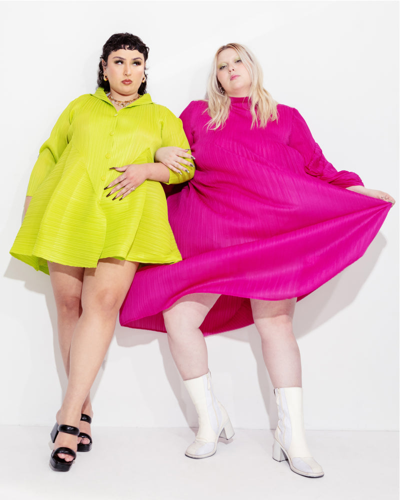 Load image into Gallery viewer, neon sculpture dress