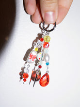 Load image into Gallery viewer, 1 of 1 earring ~ crimson