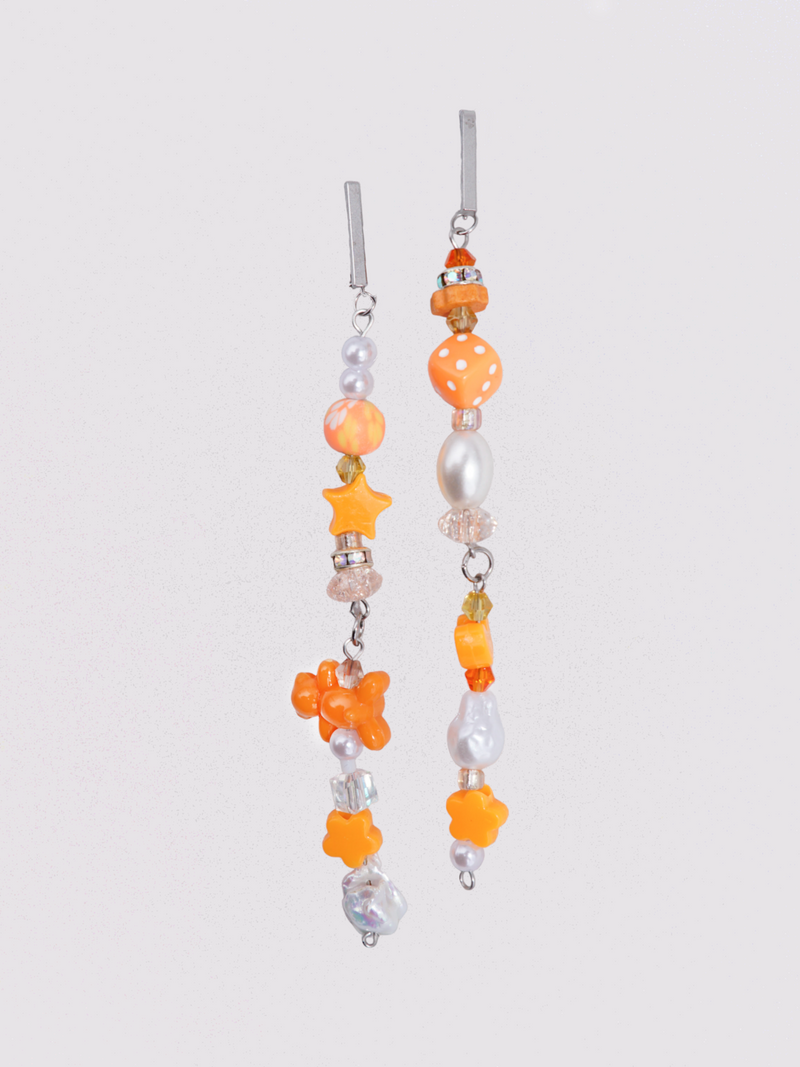 Load image into Gallery viewer, 1 of 1 earrings ~ tangerine