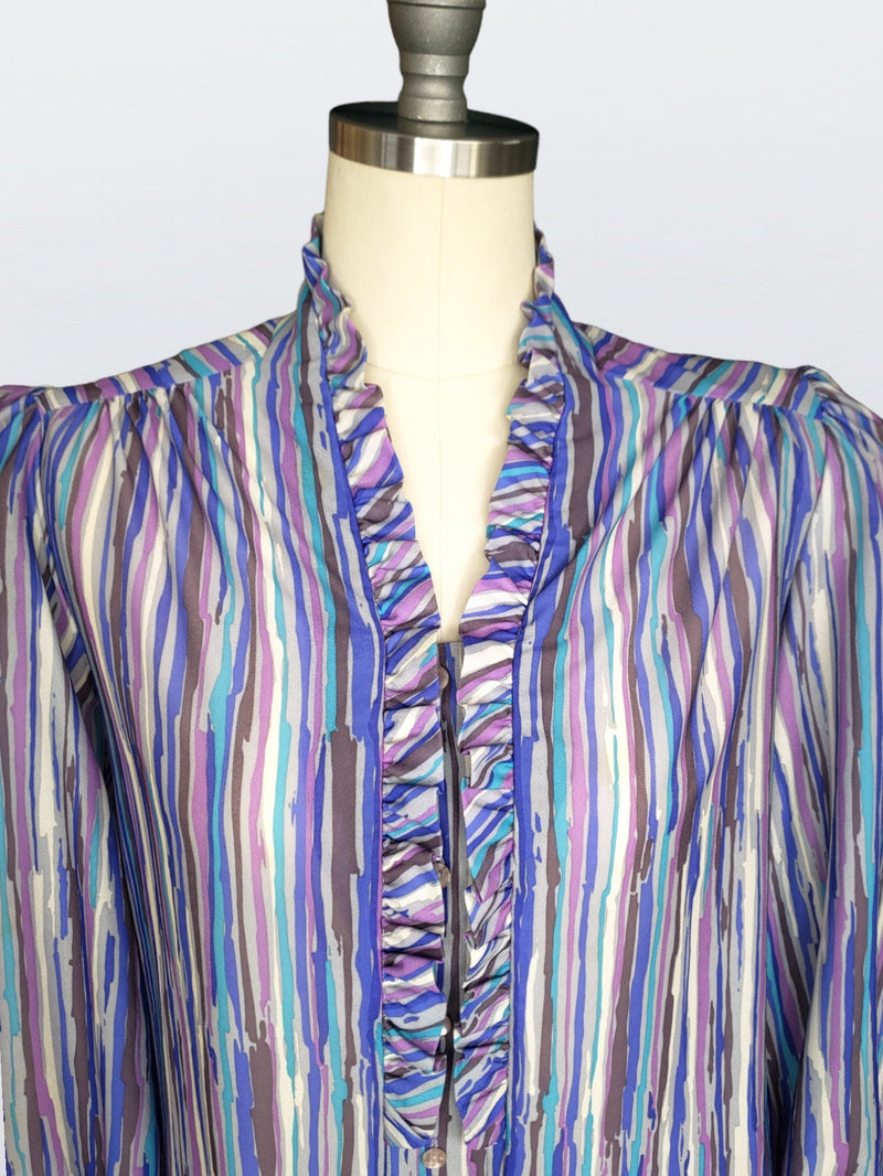Load image into Gallery viewer, 80s Vintage Teddi of California blouse