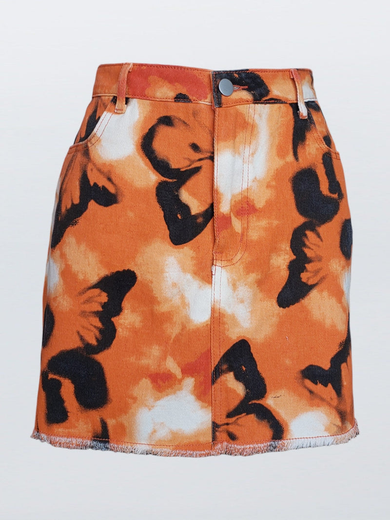 Load image into Gallery viewer, Monarch deadstock skirt