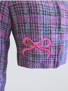 1 of 1 silk bow jacket