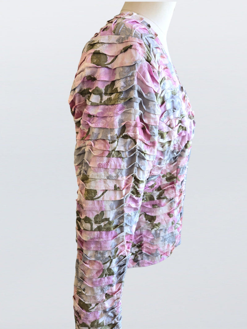 Load image into Gallery viewer, 80s Judy Hornby x I. Magnin collab silk jacket