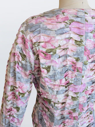 80s Judy Hornby x I. Magnin collab silk jacket