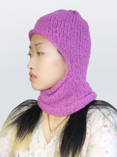 Load image into Gallery viewer, hand knit balaclava